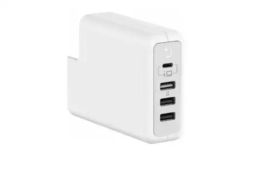 Адаптер DockCase P1 MC61 USB-C/ 3xUSB-A для MacBook Pro 13" (White)