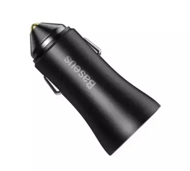 Автомобильный блок питания Baseus Car Charger 2x USB 60W (CGJM000013) (серый)