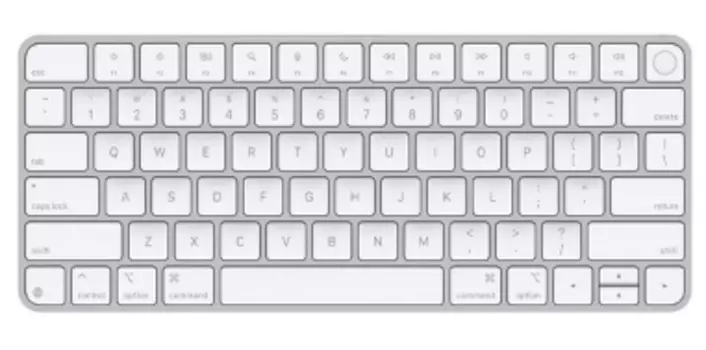 Беспроводная клавиатура Apple Magic Keyboard with Touch ID USB-C русская White (MXCK3)