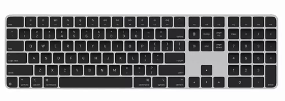 Беспроводная клавиатура Apple Magic Keyboard with Touch ID and Numeric Keypad (USB–C) (Black) (MXK83)