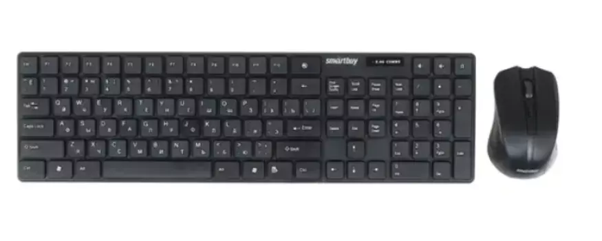 Беспроводной комплект Smartbuy ONE клавиатура + мышь (SBC-229352AG-K) (черный)