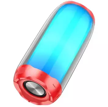 Bluetooth колонка портативная Hoco (HC8) Pulsating Colorful Luminous 360 (красный)