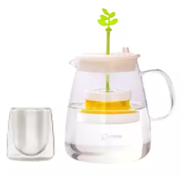 Чайный набор Xiaomi 17Pin Tea Set 800ml (4 ст.х 95ml) стекло (GCT-001) (прозрачный)