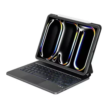 Чехол-клавиатура WIWU Magic Keyboard для Apple iPad 10.9/ iPad Air 11 (2024) русская раскладка (MK004) (черный)