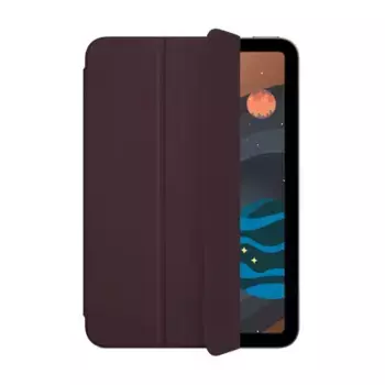 Чехол-книжка Smart Folio Cover для Apple iPad mini 7 (2024) (полиуретан с подставкой) (Dark Cherry)