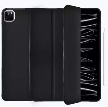 Чехол-книжка WIWU Classic II Case для Apple iPad Pro 13 (2024) (полиуретан с подставкой) (GF-02) (черный)