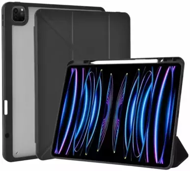 Чехол-книжка WIWU Defender Protective Case для Apple iPad 10.9"/11" (2018-2021) (полиуретан с подставкой) (черный)