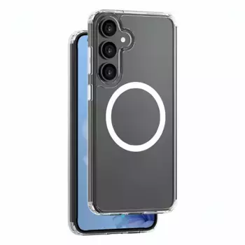 Чехол-накладка Gel Crystal Magsafe (D-84264) для Samsung Galaxy S25+ пластиковый (прозрачный)