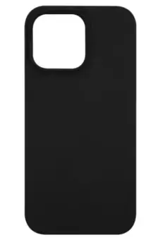 Чехол-накладка Hoco Pure Series для iPhone 15 Plus силиконовый (черный)