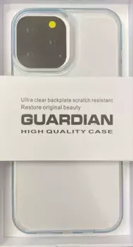 Чехол-накладка K-Doo Guardian Case для iPhone 13 Pro силиконовый (прозрачно-голубой)