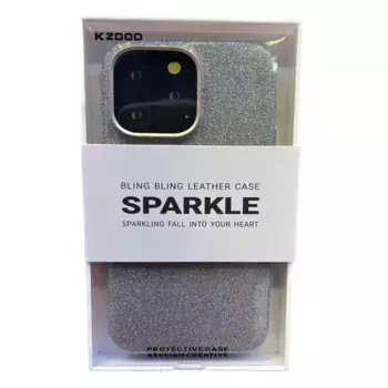 Чехол-накладка Kzdoo Sparkle для iPhone 14 Pro пластиковый (фиолетовый)