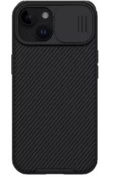 Чехол-накладка Nillkin CamShield Pro для iPhone 16 Plus пластиковый (черный)