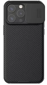 Чехол-накладка Nillkin CamShield Pro для iPhone 15 Pro пластиковый (черный)