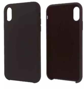 Чехол-накладка Silicon Case для iPhone Xr силикон (черный)