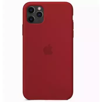 Чехол-накладка Silicone Case Series для Apple iPhone 11 Pro Max (бордовый)