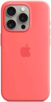 Чехол-накладка Silicone Case Series для Apple iPhone 15 (коралловый)