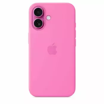 Чехол-накладка Silicone Case with MagSafe для iPhone 16 (Peony)