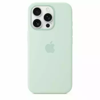 Чехол-накладка Silicone Case with MagSafe для iPhone 16 Pro Max (Aquamarine)