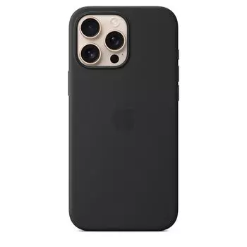 Чехол-накладка Silicone Case with MagSafe для iPhone 16 Pro Max (Black)