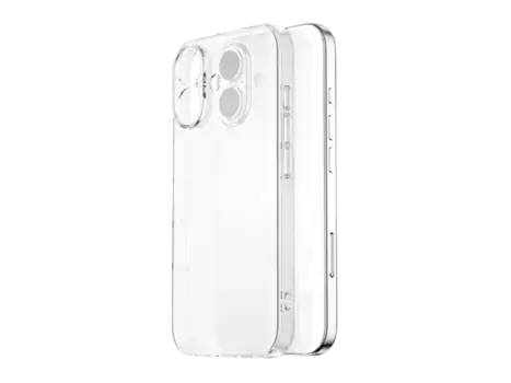 Чехол-накладка Wiwu iShield One (ZCC-108) для Apple iPhone 16 силиконовый (прозрачный)