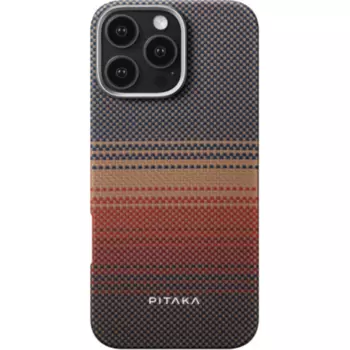 Чехол PITAKA Ultra-Slim Case для iPhone 16 Pro Max карбоновый кевлар (арамид) Sunset