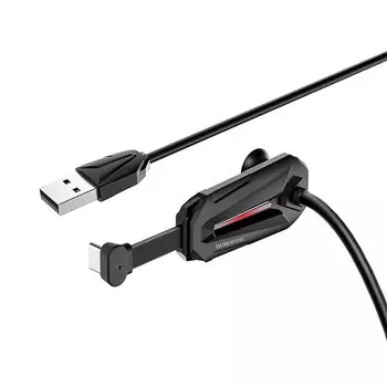 Кабель Borofone BU9 Unreal gaming USB/Type-C 1.2m (черный)