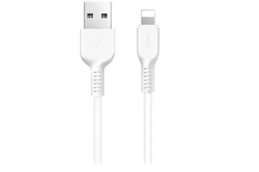 Кабель Hoco (X20) Flash Lightning Charging 100 см белый