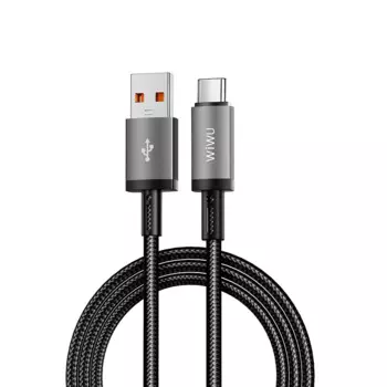 Кабель WiWU Titanlink USB/Type-C 3A 1.0м (Wi-C054) (черный)