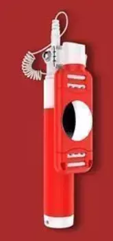 Монопод для смартфона Devia 360 Degree Rotation Selfie Stick (Drive-By-Wire) (Red)