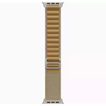 Ремешок Apple для Watch Ultra 49mm Tan Natural Titanium Alpine Loop (M) (MXN23)
