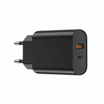 Сетевое зарядное устройство WIWU Quick 20W USB/Type-C (Wi-U002) (черный)