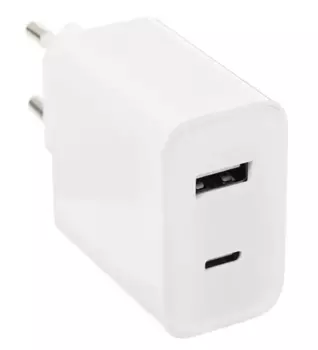 Сетевое зарядное устройство Xiaomi Mi Wall Charger Type-A/Type-C 33W (BHR4996GL) (белый)