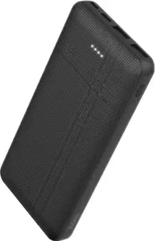 Универсальный внешний аккумулятор Hoco J48 10000mAh USBx2/ Micro USB/ Type-C (черный)