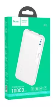 Внешний аккумулятор Hoco J82 Easylink 10000mAh USB/MicroUSB/Type-C/2хUSB (белый)