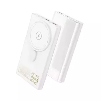 Внешний аккумулятор Hoco Q22 Taurus MagSafe 10000mAh USBх2/Type-C (белый)