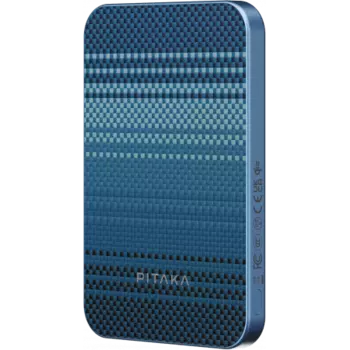 Внешний аккумулятор PITAKA Aramid Fiber Magnetic Power Bank Qi2 5000mAh Moonrise