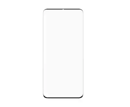 Защитное стекло Glass PRO для Samsung Galaxy S21 FE цветное (черная рамка)