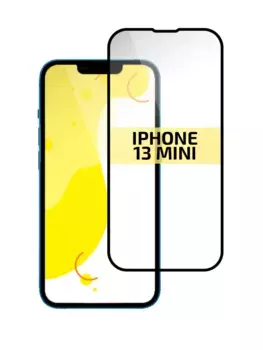 Защитное стекло Tempered Glass 9H для Apple iPhone 13 mini антибликовое (черная рамка)