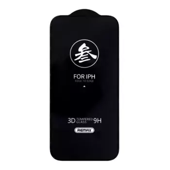 Защитное стекло Tempered Glass 9H для Apple iPhone 14 Plus цветное (черная рамка)