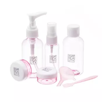 Дорожный набор баночек для путешествий DEWAL BEAUTY