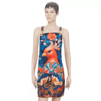 Фартук мастера для стрижки "Русские сказки" DEWAL