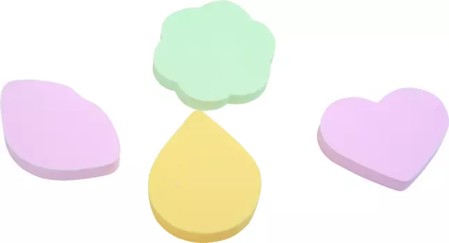 Губка макияжная цветная DEWAL BEAUTY