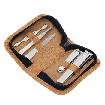 Набор маникюрный 5 предметов в пробковом чехле DEWAL BEAUTY