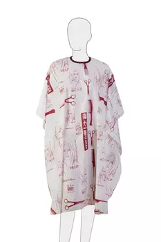 Пеньюар для стрижки "Ножницы" DEWAL