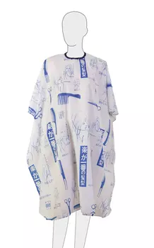 Пеньюар для стрижки "Ножницы" DEWAL