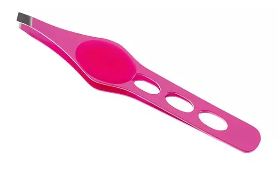 Пинцет косметический розовый DEWAL BEAUTY