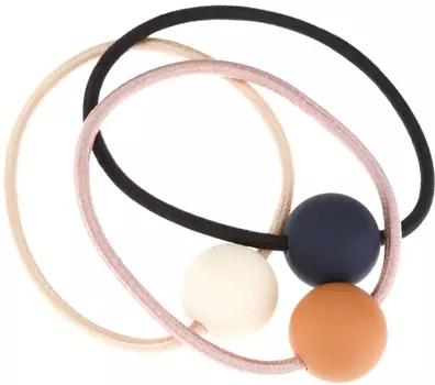 Резинки для волос "Цветные шарики" DEWAL BEAUTY