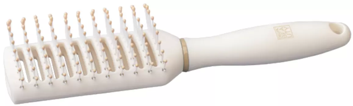 Щетка квадратная "Крем брюле" DEWAL BEAUTY