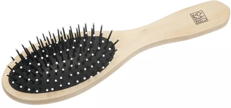 Щетка массажная овальная "Дерево" DEWAL BEAUTY