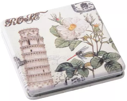 Зеркало карманное квадратное "Классическая мода" DEWAL BEAUTY